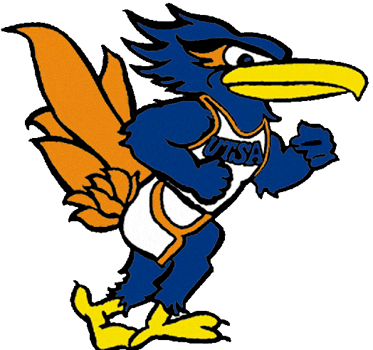 Texas-SA Roadrunners 1996-2007 Mascot Logo t shirts iron on transfers
